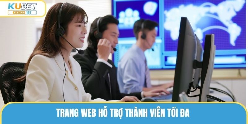 Trang web hỗ trợ thành viên tối đa 